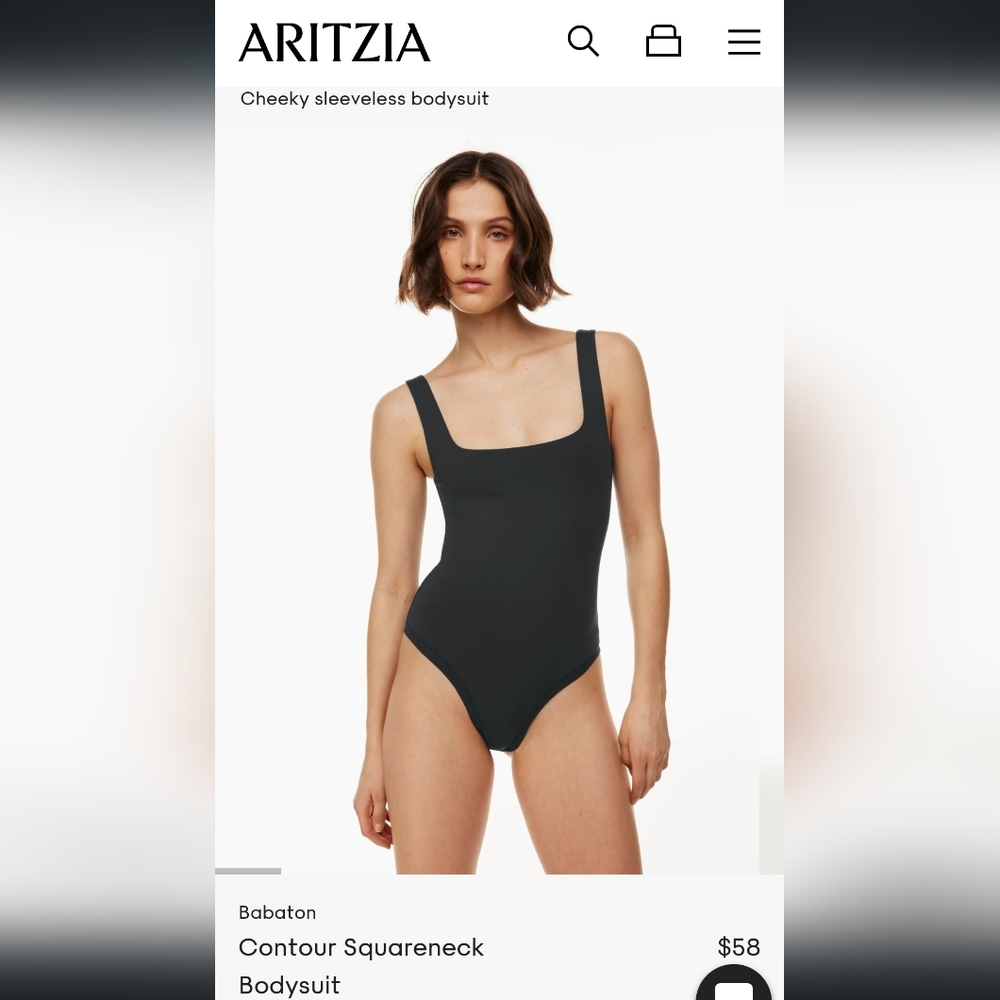 Babaton Square Neck Contour Bodysuit